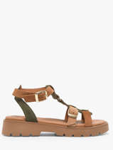 Sandals In Leather We do Brown women 45710A02