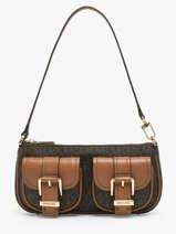 Mini Zoey Baguette Bag Michael kors Brown zoey S5GZCU1B