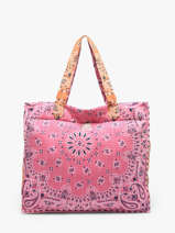 Shoulder Bag Bandana Cotton Le voyage en panier Pink bandana PM965