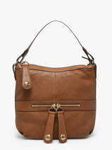 Sac Port� �paule Nomade Cuir Gerard darel Marron midday B402