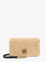 Sac Bandouli�re Love Bag Soft Raphia Pinko Beige love bag soft 6023A391