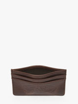 Porte-cartes Cuir Von dutch Marron wallets OBAS-vue-porte