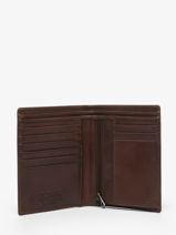 Wallet Leather Von dutch Brown wallets OBRY-vue-porte