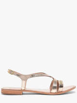 Flip Flops Hamoon In Leather Les tropeziennes Gold women HAMOON