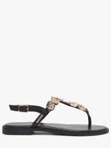 Flip Flops In Leather Les tropeziennes Black women ORTEGA