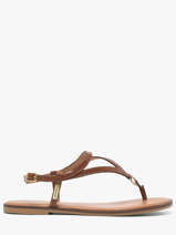 Nu-pieds En Cuir Les tropeziennes Marron women HATOME