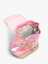 Sac � Dos 1 Compartiment Cameleon Rose vintage fantasy PBVGSD25-vue-porte