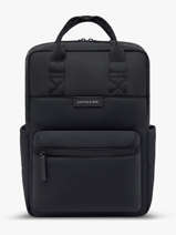 Backpack Bergen Cloud With 15" Laptop Sleeve Kapten and son Black cloud CLO