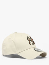 Casquette New era Beige new era 60771850-vue-porte