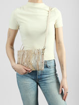 Sac Bandouli�re Estival Jute Le voyage en panier Multicolore estival PM938-vue-porte