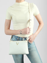 Shoulder Bag Queen Re Valentino White queen re VBS9OX42-vue-porte