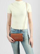 Shoulder Bag Aleksandra Valentino Brown aleksandra VPS9W212-vue-porte