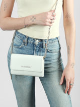 Shoulder Bag Aleksandra Valentino White aleksandra VPS9W212-vue-porte