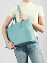 Shoulder Bag Brixton Valentino Blue brixton VBS7LX11-vue-porte