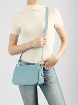 Shoulder Bag Brixton Valentino Blue brixton VBS7LX08-vue-porte