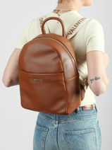 Backpack Valentino Brown doris re VBS9ON20-vue-porte