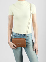 Shoulder Bag Aleksandra Valentino Brown aleksandra VPS9W212-vue-porte