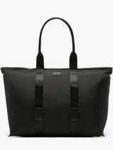 Large Tote Bag Mistral Rollable Nylon And Leather Lancel Black mistral A13996