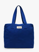Shoulder Bag C�lestins Recycled Coton Rivedroite Blue timeless CELESTIM