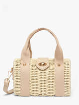 Sac Port� Main St Tropez Paille Miniprix Beige st tropez C1083