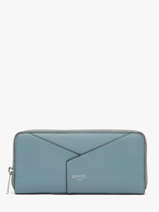 Leather Enveloppe Wallet Lancel Blue enveloppe A13711