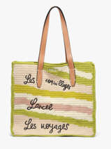 Sac Port� �paule A4 Summer Capsule Lancel Vert summer capsule A14005