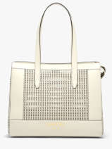 Leather Shoulder Bag Jour Ajour� Lancel White jour A14011