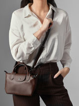Longchamp Le pliage xtra Sacs port� main Marron-vue-porte