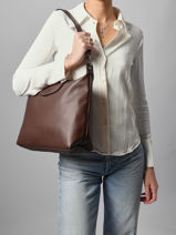 Longchamp Le pliage xtra Besaces Marron-vue-porte