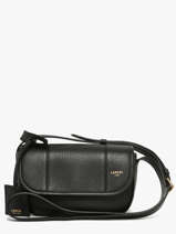 Small Leather Victoire Crossbody Bag Lancel Black victoire A13991