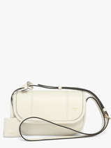 Small Leather Victoire Crossbody Bag Lancel White victoire A13991