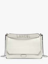 Sac Bandouli�re L Ninon Soft Cuir Lancel Blanc ninon A13783