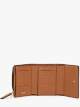Leather Flap Wallet Premier Flirt Lancel Brown premier flirt A10526-vue-porte