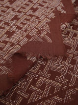 Scarf Tommy hilfiger Brown monogram AW18687-vue-porte