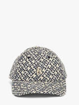 Casquette Tommy hilfiger Bleu monogram AW18916
