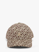 Cap Tommy hilfiger Brown monogram AW18916