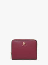 Wallet Tommy hilfiger Red th icon AW18758