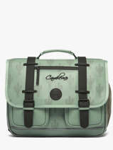 Vintage North Satchel Cameleon Green vintage north CA38