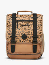 2-compartment Backpack Cameleon Brown vintage north SD39