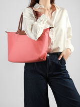 Longchamp Le pliage original Hobo bag Pink-vue-porte