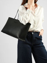 Sac Port� �paule Tjw Must Tommy hilfiger Noir tjw must AW18772-vue-porte