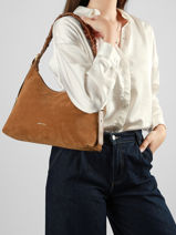 Sac Port� �paule Jess Vanessa bruno Marron jess 29V40916-vue-porte