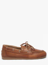 Chaussures Bateau En Cuir Pavement Marron women 24128067