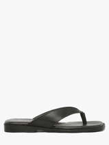 Sandales En Cuir Pavement Noir women 25277