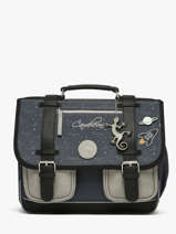 Satchel For Kids 2 Compartments Vintage Urban Cameleon Gray vintage urban CA35