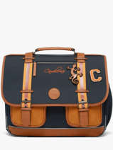Satchel 3 Compartments Cameleon Blue vintage urban CA41