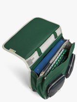 Cartable � Roulettes 2 Compartiments Vintage Urban Cameleon Vert vintage urban CR38-vue-porte