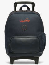 2-compartment Wheeled Schoolbag Cameleon Orange vintage urban SR40