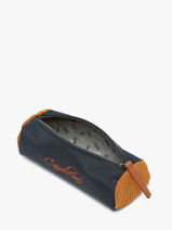 1-compartment Pouch Cameleon Blue vintage urban STRO-vue-porte