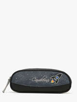 Pencil Case For Kids 2 Compartments Cameleon Gray vintage urban VIB-TROU